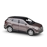 DZYWL Auto Spielzeug Modellbausätze Für Hyundai Santafe 1:36 Metalllegierung Druckguss Automodell Mit Sound Und Licht Geschenken Kinderspielzeugauto Topmodel-Spielzeug 2021
