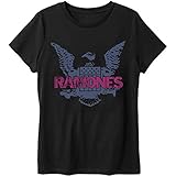 T-Shirt # M Unisex Black # Purple Eag