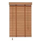 ERLAN Jalousien Fenster Rollos Wohnzimmer Holzlatten Blind - Verdunkelungsbad Restaurant Plissee-Jalousien für Den Innen- und Außenbereich, Gefälle 1m 1,4m 1,8m 2,2m 2,4m (Size : 140×160cm/55×63in)