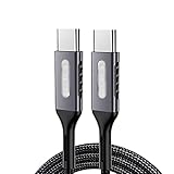 WXA Praktisch USB C-Kabel Fast Ladekabel Support PD Fast Charging Nylon Geflochtenkord mit USB-C-Schnittstelle kompatibel Einfach zu verwenden (Größe : 1m)