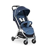 Hauck Reise Buggy Swift Plus / Ultra Leicht / Einhändig Faltbar / Super Kompaktes Klappmaß / mit Liegeposition / Belastbar bis 18 kg / Großer Korb / Denim B