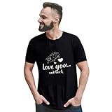 Männer Kurzarm O-Ausschnitt Love Print Casual Tops Bluse T-Shirt Activewear-Shirts & Blusen für Damen Herren Hemd Kurzarm leinen Damen Body