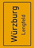 Würzburg Lengfeld: Deine Stadt, deine Region, deine Heimat! | Notizbuch DIN A4 liniert 120 Seiten Geschenk