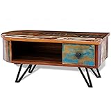 Beistelltisch Vintage Ablagetische Wohnzimmertisch, Kaffeetisch, Konsolentisch TV-Tisch Nachttisch Couchtisch mit Haarnadelb
