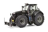 Schuco Deutz-Fahr 9340 Warrior, Agribumper, Traktor, Modellauto, Maßstab 1:32, schwarz, 450777600