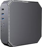 NiPoGi Mini PC, Celeron J3455 8GB RAM/128GB ROM Mini Computer mit Windows 10 Pro, Micro PC Unterstützung Dual HDMI 4K, Wake On LAN, Tiny Desktop PC für Business, Meeting, Office, School und HTPC