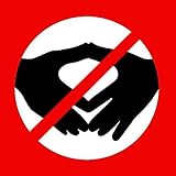 Aufkleber / Sticker - Anti-Merkel-Raute (Sticker-Set, 10 Stück)