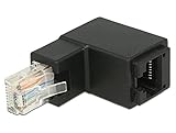 Delock 86424 - Netzwerk Adapter RJ45 Stecker/Buchse Oben gewinkelt Cat.6 UTP, 86424