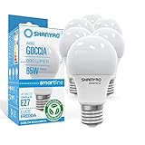 Shanyao - LED Lampe A60 E27, 10W (ersetzt 65W), [Energieklasse A++] (6, kaltweiß Licht)