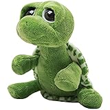 Onsinic 20 cm Gefüllte Plüsch Tiere Super Grün Große Augen Gefüllte Schildkröten Turtle Tier Plüsch Baby Spielzeug Geschenk (Armee Grün)