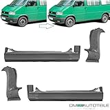 DM Autoteile T4 Reparaturblech Radlauf vorne SET Türschweller Einstieg Schweller SET 90-04