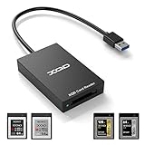 Rocketek USB 3.0 XQD Kartenleser, M Serie Kartenleser Speicher Karten Leser, Unterstützt Sony G- und M-Serie, Lexar 2933x/1400x XQD-Karte mit USB-Etikett, Super Speed USB 3.0 XQD