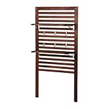 Ikea Wandpaneel + 2 Einlegeböden, Outdoor, braun gebeizt braun 102018.292629.2634