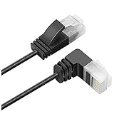 Highspeed-Netzwerkkabel CAT6 Ethernet-Kabel RJ45 rechtwinklig UTP-Netzwerkkabel-Patchkabel 90 Grad CAT6A LAN-Kabel für Laptop-Router TV-Box Routerkabel (Color : Down, Length : 1m)