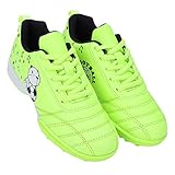 Jopwkuin Sportschuhe Gute Flexibilität Fußball-Trainingsschuhe Verschleißfest für(Leuchtendes Grün)
