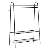 JINLIAN205-SHOP schränke kleiderschrank Einfache Haushaltswaren-Industrierohr-Kleidungs-Kleiderständer und Fahrgestelle, Schmiedeeisen kleiderschrank Vintage (Size : L)