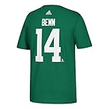 NHL T-Shirt Dallas Stars Jamie Benn #14 Logo Eishockey grün (X-Large)