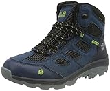 Jack Wolfskin Vojo Texapore MID K Outdoorschuhe, Dark Blue/Lime, 35 EU