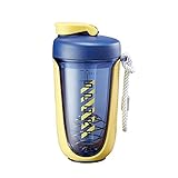 GHoods Wasserflaschen Plastikschüttler Wasserflasche Sport FITNESSSTUDIO Tragbare Reise-Protein-Shaker-Trinkflaschen 2021 (Capacity : 501-600ml, Color : 3)