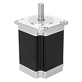 Schrittmotor, 4-polige Kabelauslass-Methode, einfach zu verbinden, NEMA 23 Schrittmotor für Graviermaschinen (Schaftdurchmesser 8 mm)