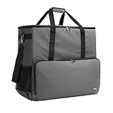 CURMIO Reisetasche für Desktop Computer, Tragetasche für Computer PC-Gehäuse, Tastatur, Kabel usw, PC Transport- & Aufbewahrungstasche für Gamer/Multimedia/Office/Büro, (NUR MIT Tasche), G