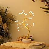 QHDWS 1. LED Nachtlicht Mini Weihnachtsbaum-Licht funkelndes Kupferdraht Licht Garland-Lampe for Ferienhaus for Kinder Schlafzimmer-Dek