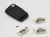 Volkswagen Kappe für Schlüssel GTD/GTI / R Original VW Chrom/Schwarz Kappe Autoschlüssel (R)