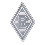 Borussia Mönchengladbach Aufkleber Kunstharz Raute Silber VFL
