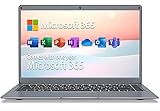 Jumper Laptop 13.3 Zoll, 4GB+64GB, Microsoft Office 365, Intel Celeron N3350, FHD Notebook, Win 10, 2.4G+5G WLAN, Unterstüt 256GB TF Karte und 1TB SSD Erweiterung, mit QWERTZ Tastaturfolie-Lay