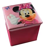 Delta Children's Products Disney Minnie Mouse lizenziert Canvas Spielzeugkiste Aufbewahrungsbox