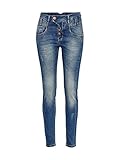 Gang Damen Marge-Denim auth Slim Jeans (schmales Bein), Blau (Predator Wash 2794), W28/L32 (Herstellergröße:28)