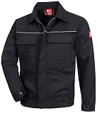Nitras Motion TEX Light 7550 Männer-Bundjacke - für die Arbeit - Schwarz - 56