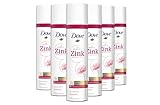 Dove Deodorant Spray Rosenduft Deo ohne Aluminium mit pflegendem Zink-Komplex 6 x 100