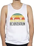 Shirtracer Hobby Outfit - Rechenzentrum - schwarz - L - Weiß - Fun - BCTM072 - Tanktop Herren und Tank-Top M