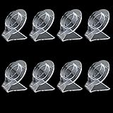 mimzemamz Uhrenständer Uhrenhalter Armbanduhr Ausstellungsstand Halter - Acryl Transparent Uhrenaufsteller Schmuck Stand Armband Display Steht Schmuckständer für Damen Herren Zuhause Store 8 Stück