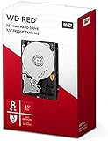 Western Digita WD Red interne Festplatte 8 TB (3,5 Zoll, NAS Festplatte, 5400U/min, SATA 6 Gbit/s, NASware-Technologie, für NAS-Systeme im Dauerbetrieb)