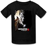 Men T Shirt Uncharted 4 A Thief's End Art Round Collar T Shirt Funny t-Shirt Novelty Tshirt_1164