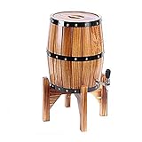 Whiskey Karaffe Vertikal Weinfässer, Eiche Alterungs Fässer Whisky Barrel Dispenser Wine Bucket No Leak for die Aufbewahrung Wine & Spirits & Whiskey, 5L