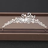 lvsenlin Hochzeit Krone Haarschmuck Braut Kopfschmuck Frau Barock Strass Kristall Tiaras Braut Party Kronen Hochzeit Haarschmuck