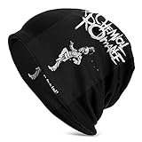 Herren Strickmütze Harley Davidson Logo Unisex Erwachsene Strickmützen Soft Slouchy Beanie Mütze Winter Warm Printing Skull Cap Schw