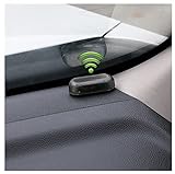 Hoothy Alarmanlage Auto, Solar Power Auto Alarm Warnung Anti Diebstahl LED Blinklampe Auto Alarmanlage Diebstahlsicherung für Auto Sicherheitssystem (Schwarz 1pc)