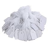 500pcs Preisetiketten Hängeetiketten mit Schnur fur Uhr Schmuck Display M