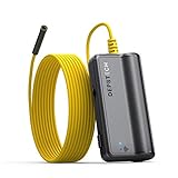 DEPSTECH Endoskopkamera WiFi Endoskop Upgrade 5.0 Megapixel 1944P HD Inspektionskamera mit 2600mAh Akku Halbstarre Schlangenkamera Brennweite 40cm für Android,IOS,iPhone,Smartphone,Tablet-5M