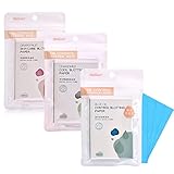 Meishake 900 Stücke Tissues Gesichtspflegeöl Kontrollfilm, Gesichts Blotting-Papiere Gesichtsöl Blotting Papers, Natural Oil Absorbing Sheets für Make-up Fettige Hautpflege Fitnessstudio Sport Alltag