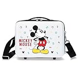 Disney Mickey Style Anpassungsfähiger Schönheitsfall Weiß 29x21x15 cms ABS