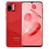 Handy ohne Vertrag Günstig, Ulefone Note 6 Smartphone Android 11 Go Quad-core 32GB ROM 128GB Erweiterbar mit 5MP Kamera 6,1 Zoll und Face ID DREI Kartenfächer Dual SIM Handy