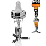 Kerafactum Dosierer 2cl Getränkeportionierer Dosiergerät Ausgießer 2 cl | Glas Schnapsausgießer Portionierer für Spirituosen Spender | Flaschenausgießer Schnaps Ausschenker Getränk