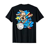 Dabbing Dog DR Congo Volleyball-Liebhaber, Trikot, kongolesische Flagge T-S