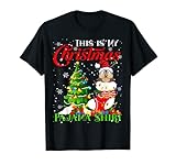 This is My Christmas Pajama Shirt Santa Owl In Xmas Sock T-S