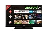 Hitachi HA24E2350 24 Zoll Fernseher/Android TV (HD-Ready, HDR, Triple-Tuner, Google Play Store, Google Assistant, Bluetooth)
